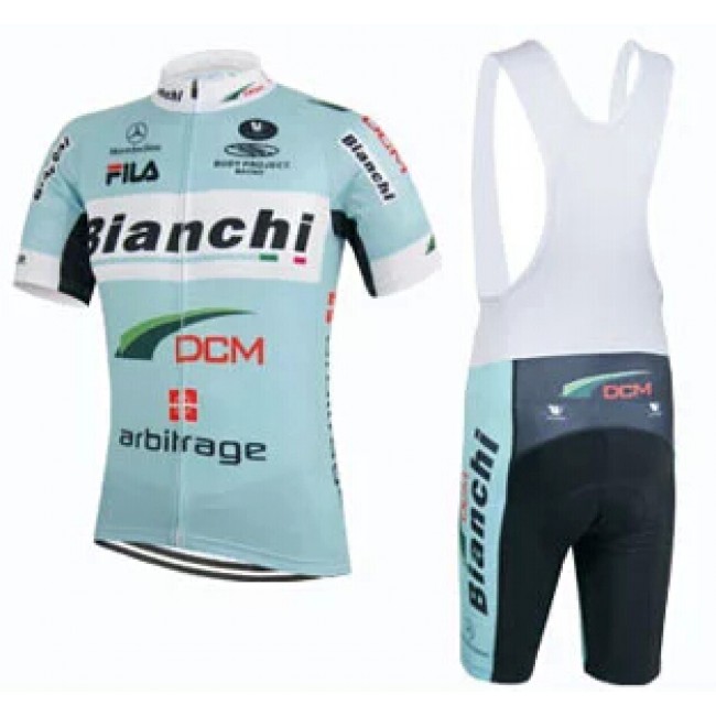 2015 Bianchi DCM Fahrradbekleidung Satz Fahrradtrikot Kurzarm Trikot und Kurz Trägerhose Radtrikot Kaufen