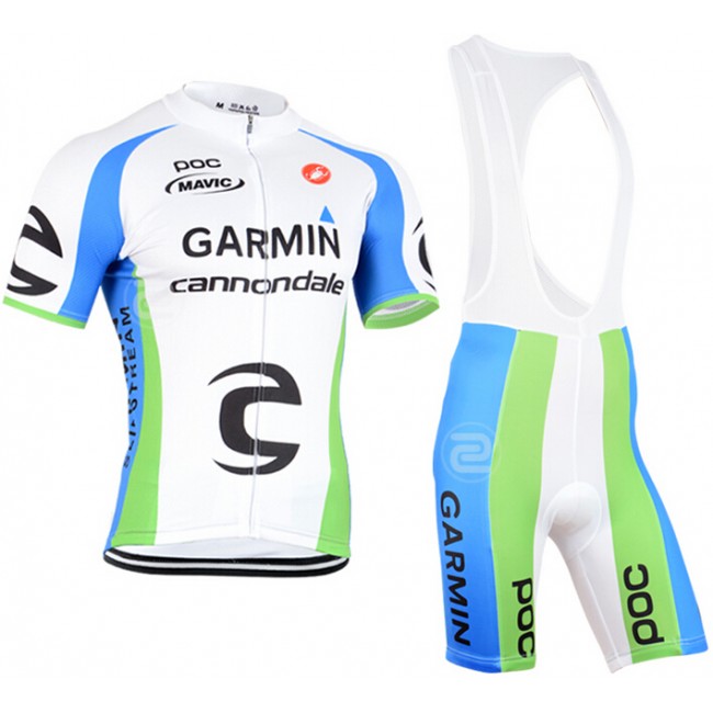 2015 Garmin Cannondale Fahrradbekleidung Satz Fahrradtrikot Kurzarm Trikot und Kurz Trägerhose Radtrikot Kaufen
