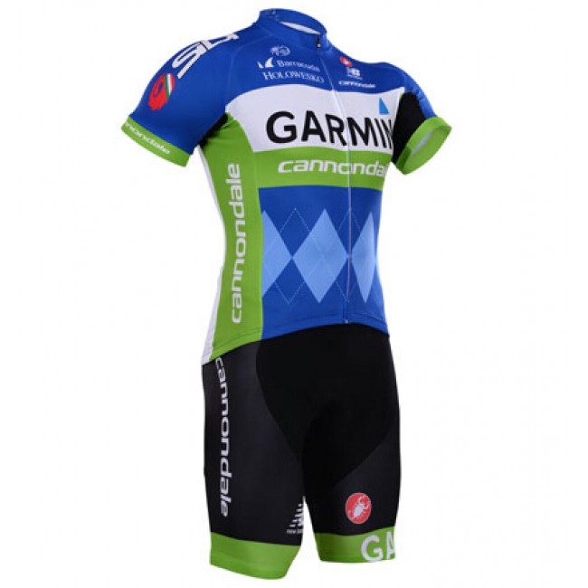 2015 Garmin Cannondale Radbekleidung Radtrikot Kurzarm und Fahrradhosen Kurz 002 Radtrikot Kaufen