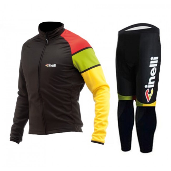 2015 Cinelli Fahrradbekleidung Radtrikot Satz Langarm und Lange Fahrradhose Radtrikot Kaufen