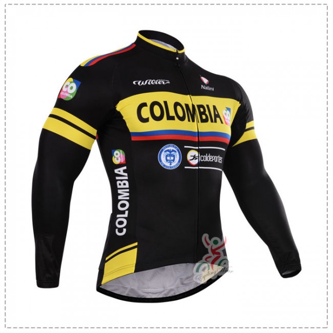 2015 Colombia Fahrradtrikot Langarm Radtrikot Kaufen