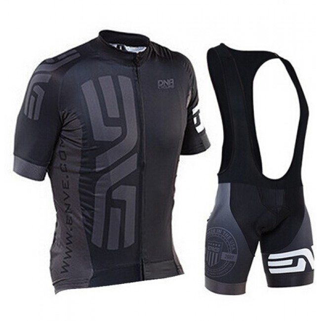 2015 ENVE DNA Fahrradbekleidung Satz Fahrradtrikot Kurzarm Trikot und Kurz Trägerhose schwarz Radtrikot Kaufen