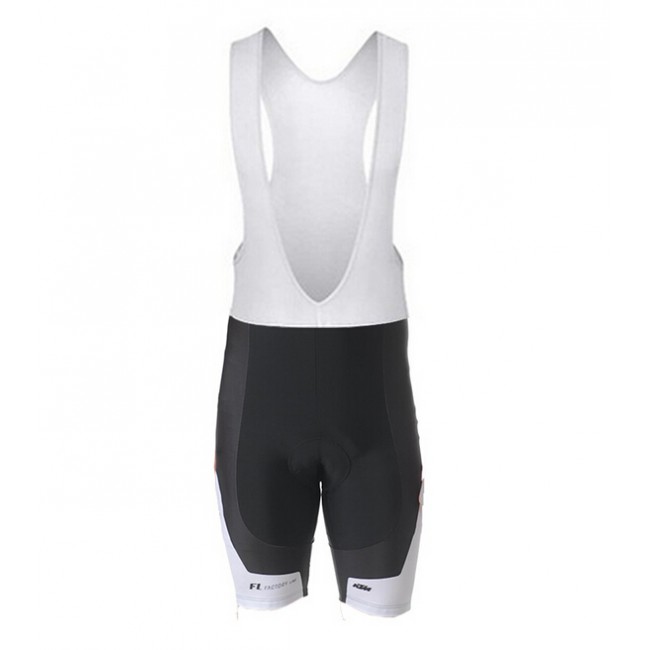 2015 KTM Kurz Trägerhose schwarz Weiß Radtrikot Kaufen