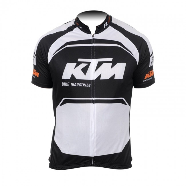 2015 KTM Proteam Schwarz Weiß Radtrikot Kurzarm Radtrikot Kaufen