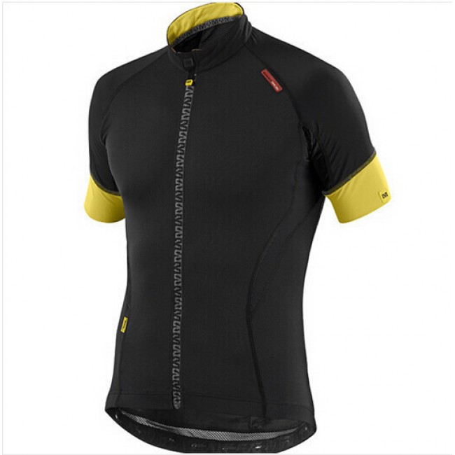 2015 MAVIC Radtrikot Kurzarm schwarz gelb Radtrikot Kaufen