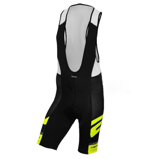 2015 Nalini Bao Weiß-Schwarz Fluo Kurz Trägerhose Radtrikot Kaufen