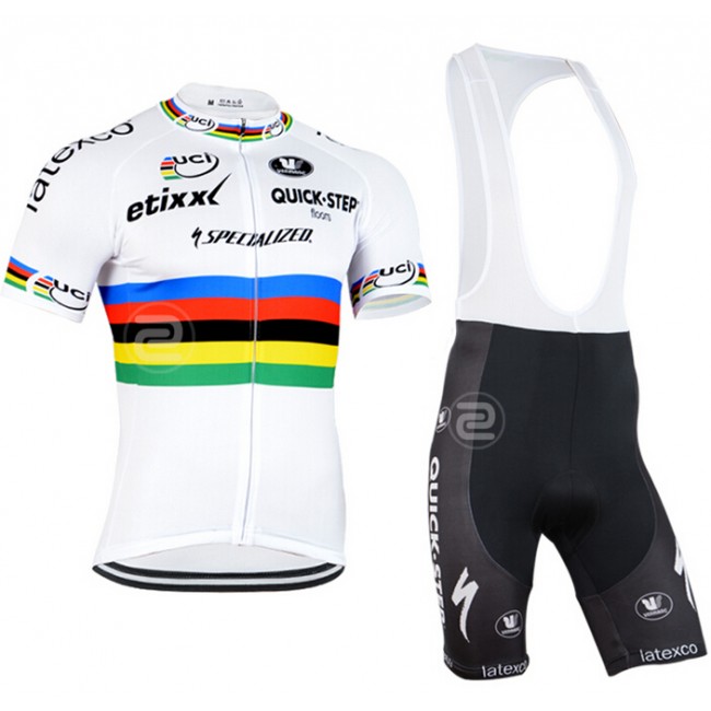 2015 Specialized Quick Step Fahrradbekleidung Satz Fahrradtrikot Kurzarm Trikot und Kurz Trägerhose Radtrikot Kaufen