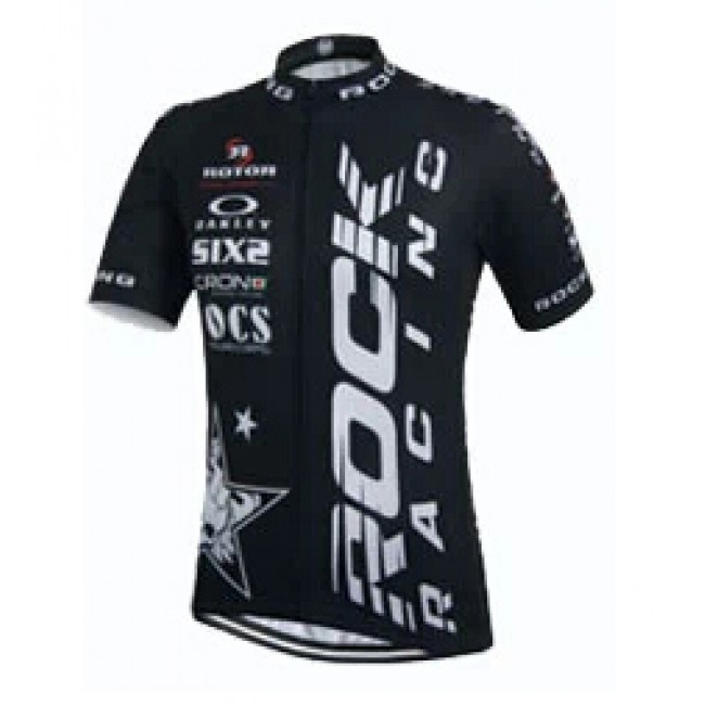 2015 Rock Racing Schwarz Radtrikot Kurzarm Radtrikot Kaufen