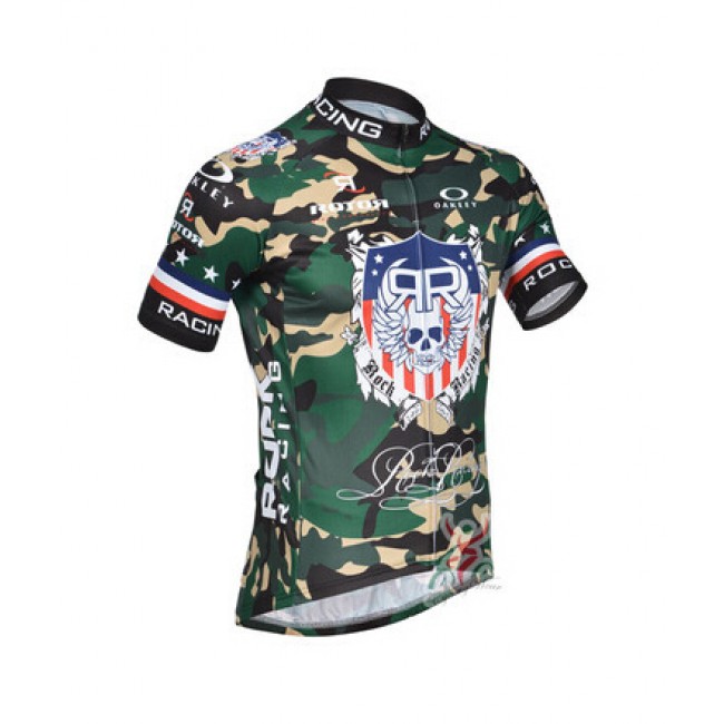 2015 Rock Racing Radtrikot Kurzarm Camouflage Radtrikot Kaufen