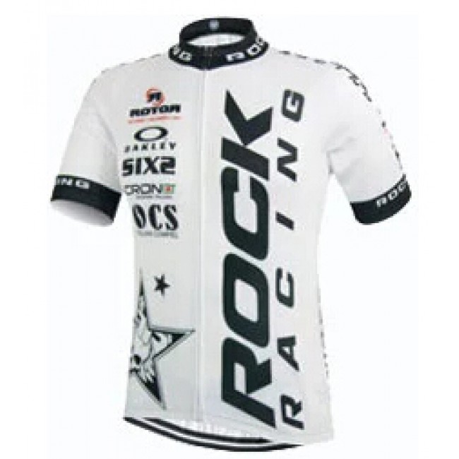 2015 Rock Racing Weiß Radtrikot Kurzarm Radtrikot Kaufen