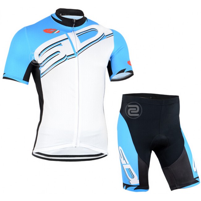 2015 SIDI Radbekleidung Radtrikot Kurzarm und Fahrradhosen Kurz blau Radtrikot Kaufen