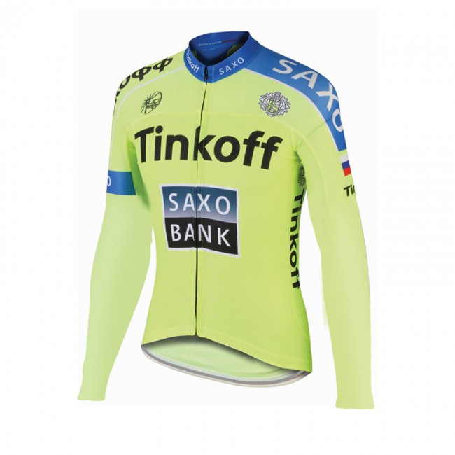 2015 Saxo bank Tionkff Fahrradtrikot Langarm Radtrikot Kaufen