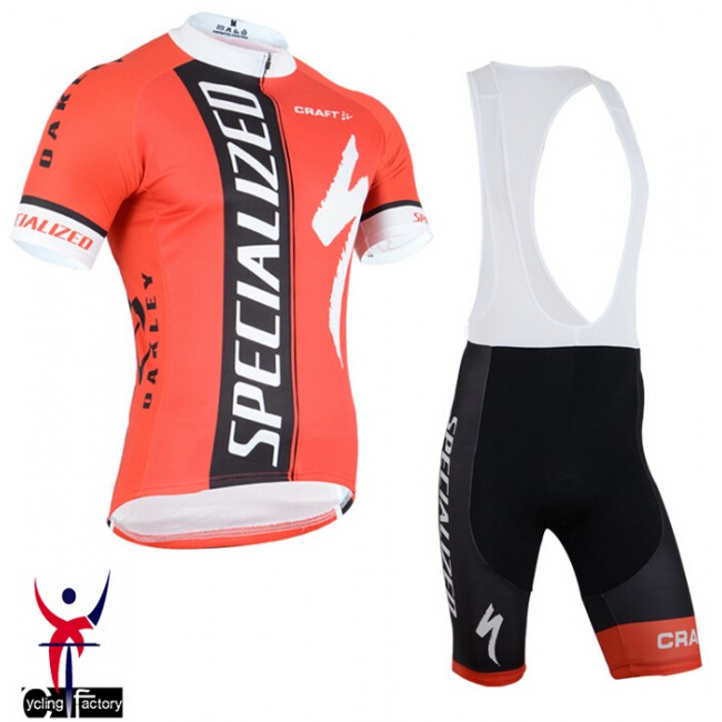 2015 Specialized Fahrradbekleidung Satz Fahrradtrikot Kurzarm Trikot und Kurz Trägerhose Radtrikot Kaufen