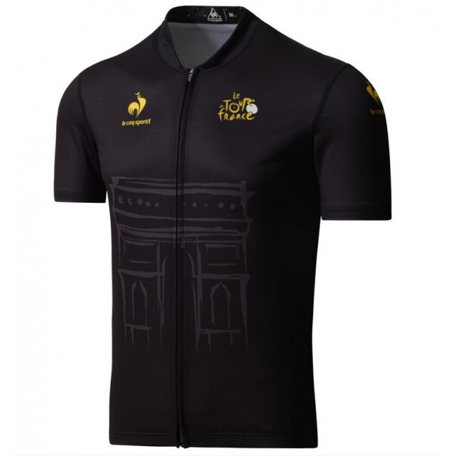 2015 Tour De France Radtrikot Kurzarm schwarz Radtrikot Kaufen