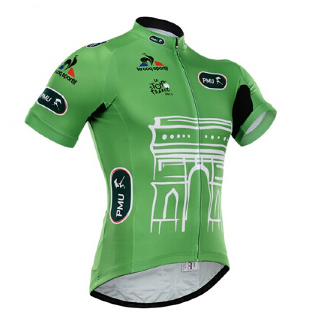 2015 Tour De France Radtrikot Kurzarm Grün Radtrikot Kaufen