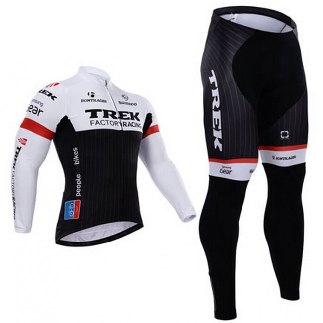 2015 Trek Fahrradbekleidung Radtrikot Satz Langarm und Lange Fahrradhose Radtrikot Kaufen