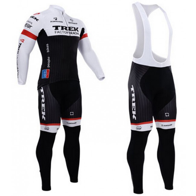 2015 Trek Fahrradbekleidung Radtrikot Satz Langarm und Lange Trägerhose Radtrikot Kaufen