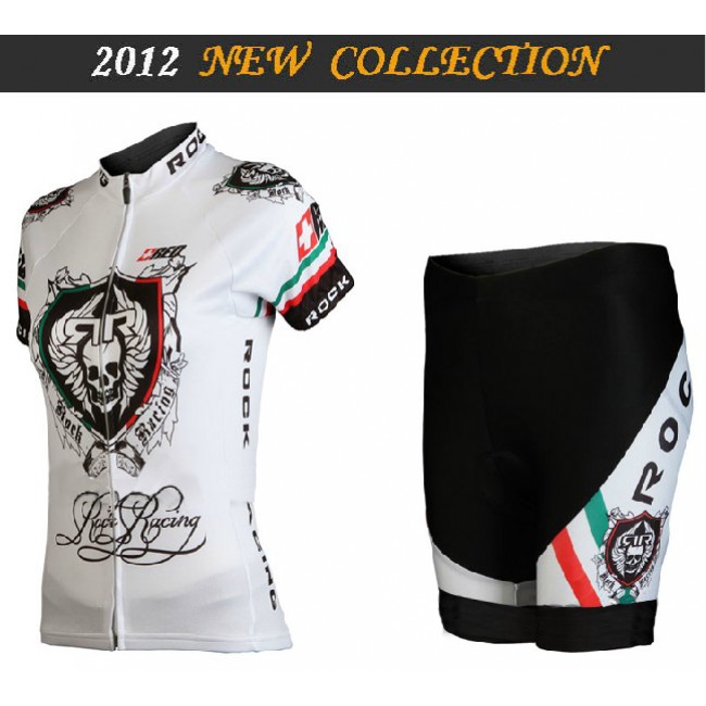 2012 Damen rock racing Radbekleidung Radtrikot Kurzarm und Fahrradhosen Kurz Radtrikot Kaufen