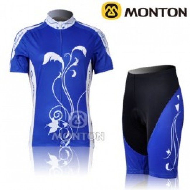 2011 Monton Pattern Damen Radbekleidung Radtrikot Kurzarm und Fahrradhosen Kurz Radtrikot Kaufen