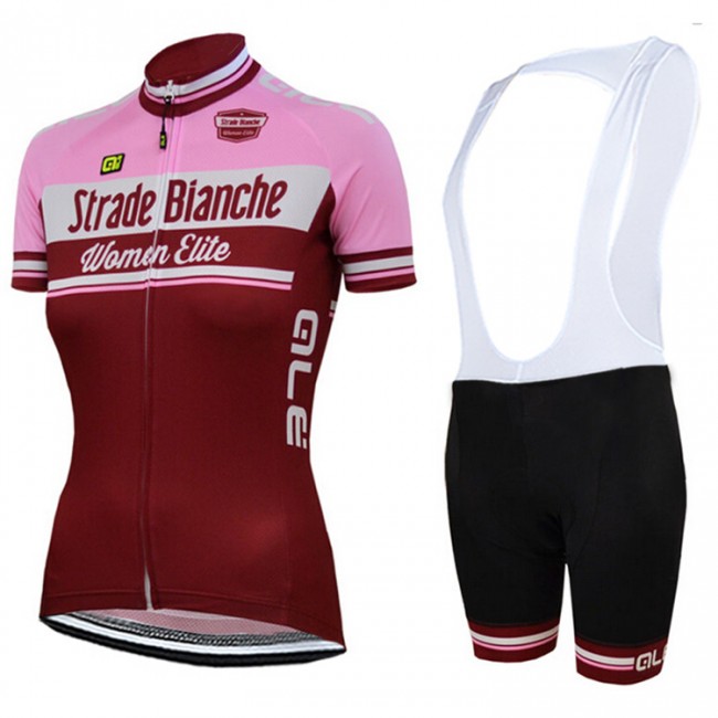 2015 Damen STRADE BIANCHE Fahrradbekleidung Satz Fahrradtrikot Kurzarm Trikot und Kurz Trägerhose Radtrikot Kaufen