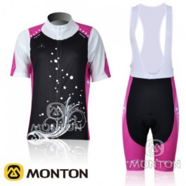 2011 Monton Damen Fahrradbekleidung Satz Fahrradtrikot Kurzarm Trikot und Kurz Trägerhose Radtrikot Kaufen