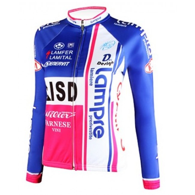 2012 Damen Lampre Fahrradtrikot Langarm Radtrikot Kaufen