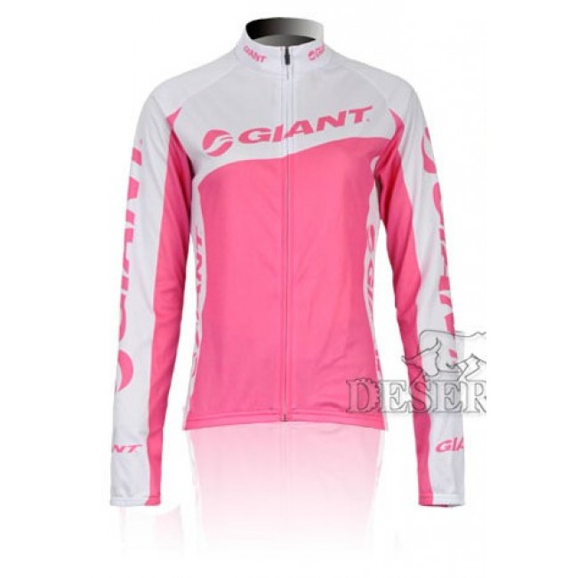 2012 Damen giant pink Fahrradtrikot Langarm Radtrikot Kaufen
