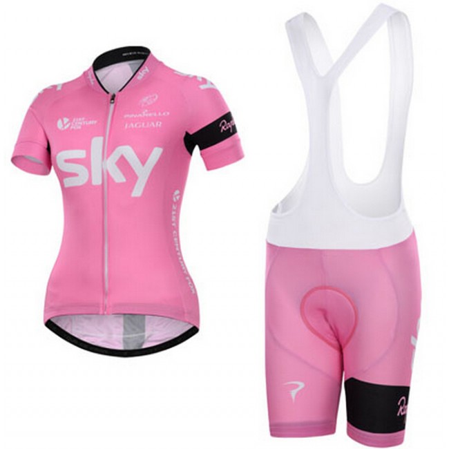 2015 Sky Damen Fahrradbekleidung Satz Fahrradtrikot Kurzarm Trikot und Kurz Trägerhose Radtrikot Kaufen