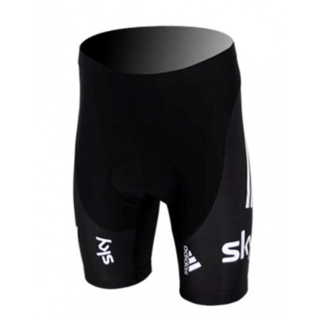 2013 Team Sky UCI Kurz Radhose Schwarz Weiß Radtrikot Kaufen