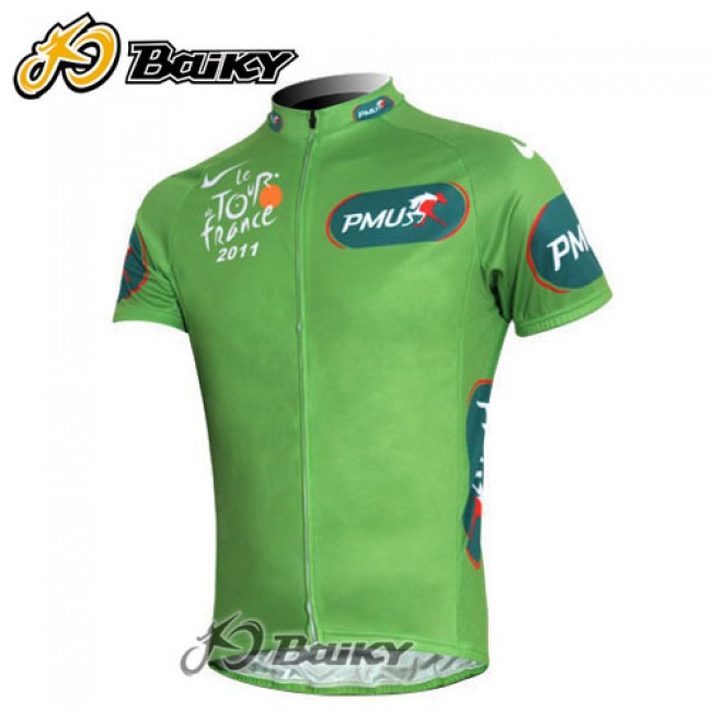 2011 Tour de France Radtrikot Kurzarm Grünes Trikot Radtrikot Kaufen
