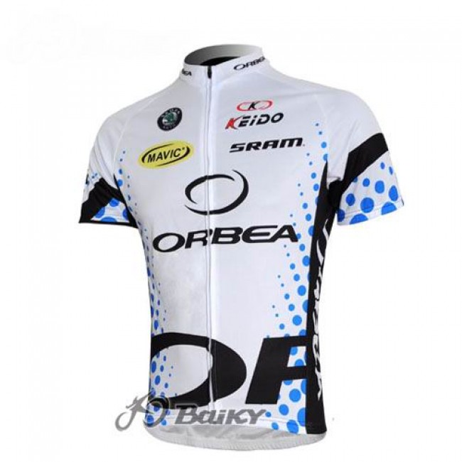 Orbea Pro Team Radtrikot Kurzarm Weiß Radtrikot Kaufen