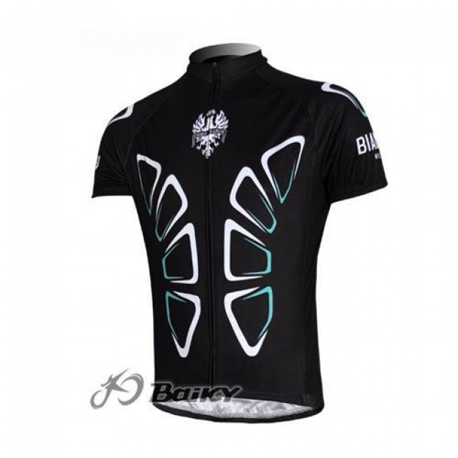 Bianchi Pro Team Radtrikot Kurzarm Schwarz Radtrikot Kaufen