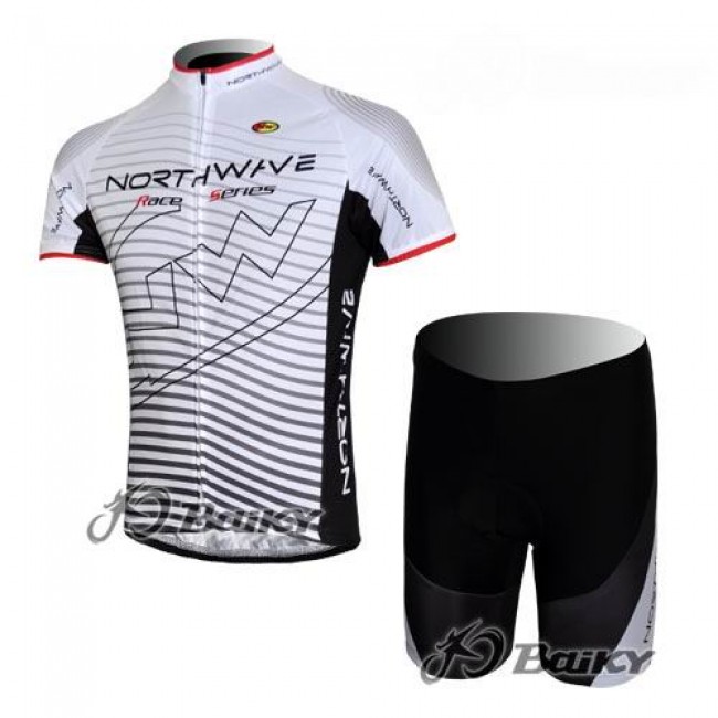 Northwave Pro Team Radbekleidung Radtrikot Kurzarm und Fahrradhosen Kurz Weiß Radtrikot Kaufen