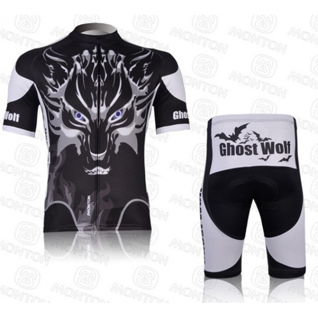 2012 Ghost Wolf Radbekleidung Radtrikot Kurzarm und Fahrradhosen Kurz Radtrikot Kaufen