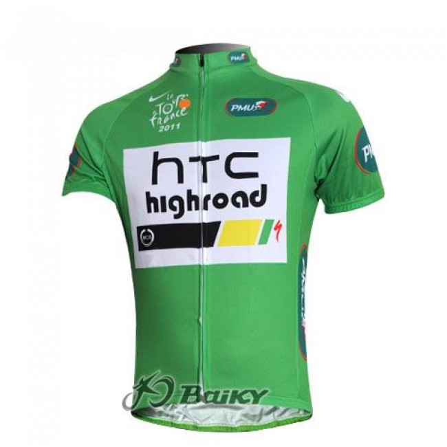 HTC-Highroad Pro Team Radtrikot Kurzarm Grün Radtrikot Kaufen