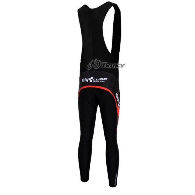 MHW Cube Racing Team Lang Trägerhose Rot Schwarz Radtrikot Kaufen