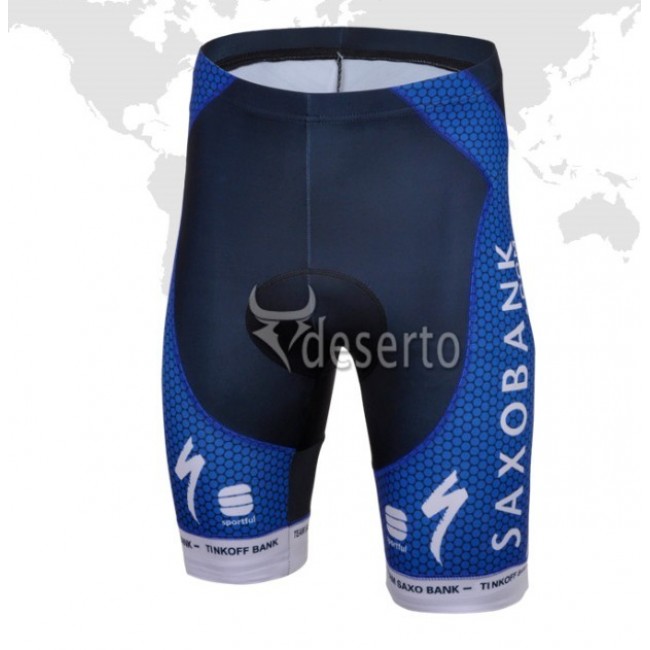 2013 Saxo Bank Tinkoff Pro Team Kurz Radhose Dunkel Blau Radtrikot Kaufen