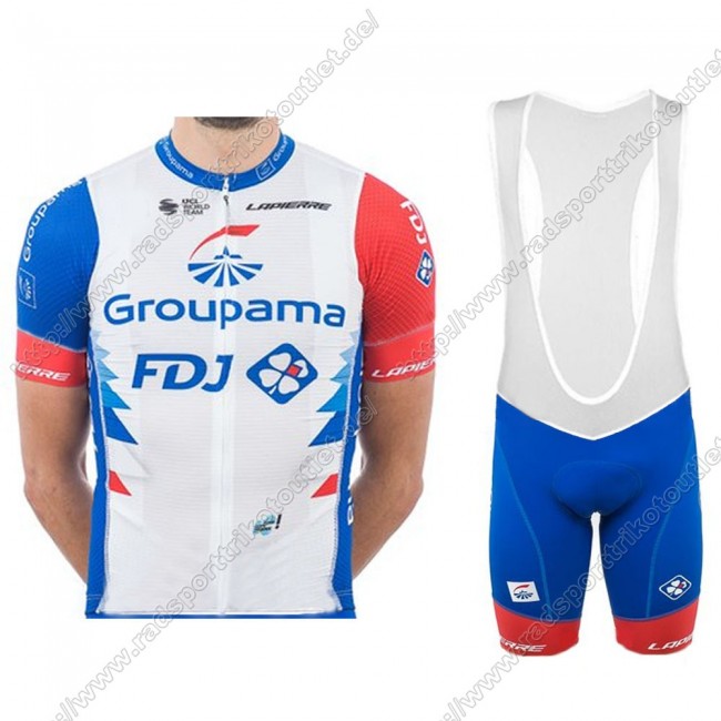 Profiteams Groupama Fdj 2021 Radbekleidung Satz Trikot Kurzarm+Trägerhosen Set Outl Radtrikot Kaufen