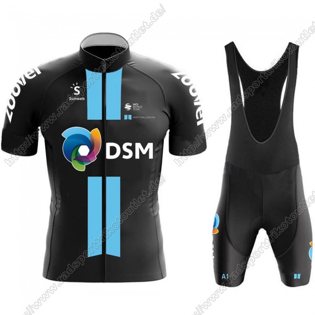 Profiteams Sunweb DSM 2021 Fahrradbekleidung Satz Radtrikot Kurzarm+Radho Radtrikot Kaufen