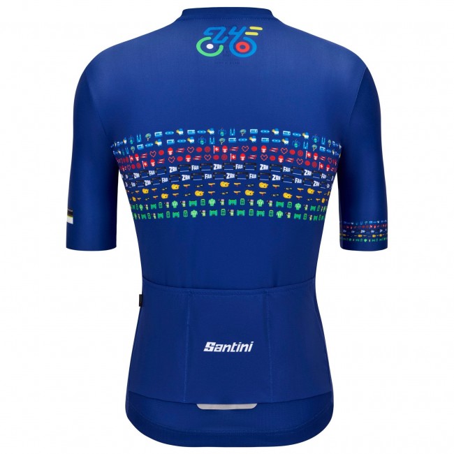 Herren Zurich 2024 Santini UCI Masters Weltmeister trikot-Blau Radtrikot Kaufen Herren Zurich 2024 Santini UCI Masters Weltmeister trikot-Blau Radtrikot Kaufen