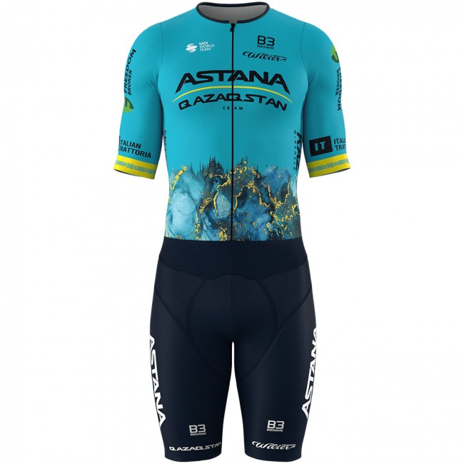 Herren Biemme Astana Qazaqstan 2024 einteiler Radtrikot Kaufen