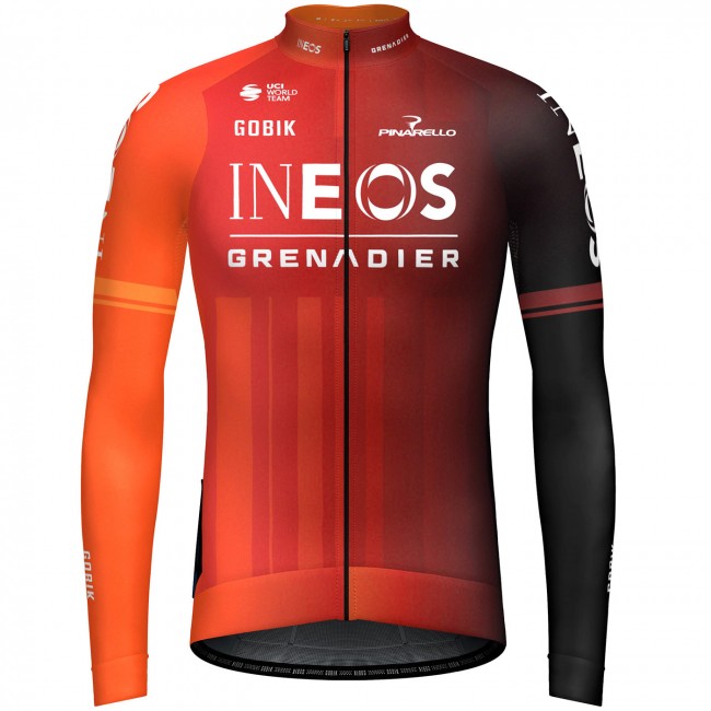 Herren Gobik Ineos Grenadiers 2024 Hyder langarm trikot Radtrikot Kaufen