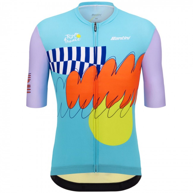 Herren Santini Tour de France 2024 trikot-Nizza Radtrikot Kaufen