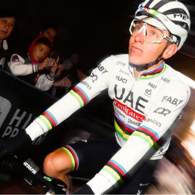 Herren Team UAE 2024 Pissei langarmtrikot-Weltmeister Radtrikot Kaufen