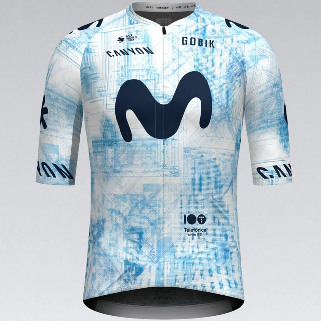 Herren Team Movistar 2024 Infinity La Vuelta trikot Radtrikot Kaufen