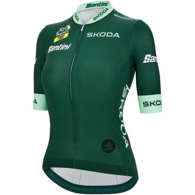 Damen Tour de France 2024 Grun frau trikot Radtrikot Kaufen