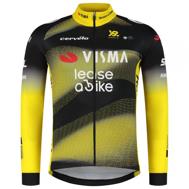 Herren Team Visma Lease a bike 2025 The Swarm langarm trikot-Tdf Radtrikot Kaufen