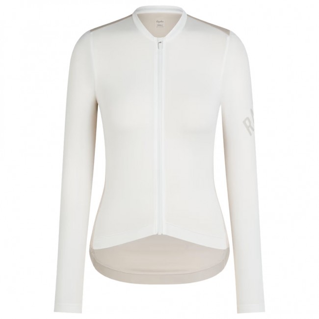 Damen Rapha Pro Team Lightweight frau langarmtrikot-Weiss Radtrikot Kaufen