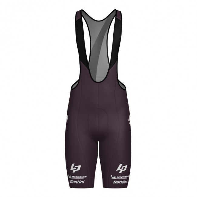 Herren Team Lapierre 2025 Santini tragerhose-Bordeaux Radtrikot Kaufen