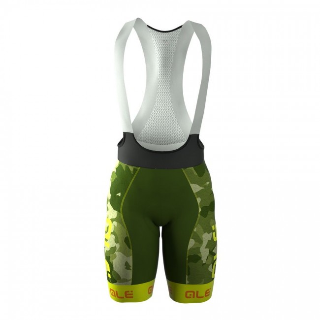 2016 Ale Graphics PRR Camo Fahrradbekleidung Kurz Trägerhose gelbs Fluo Radtrikot Kaufen